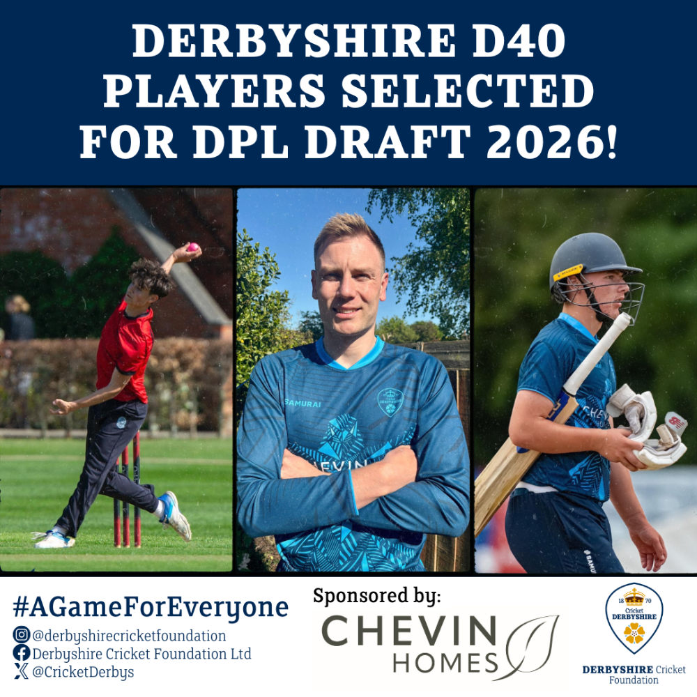 Derbyshire D40 Players Selected for DPL 2026 Draft